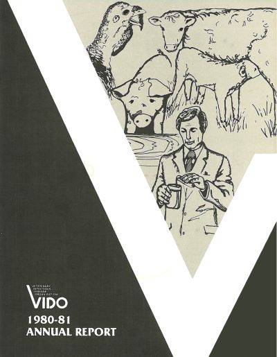 VIDO's annual report cover 1980-1981