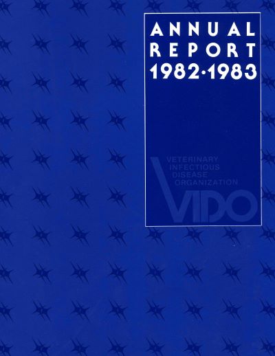 VIDO's annual report cover 1982-1983