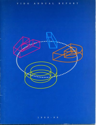 VIDO's annual report cover 1988-1989