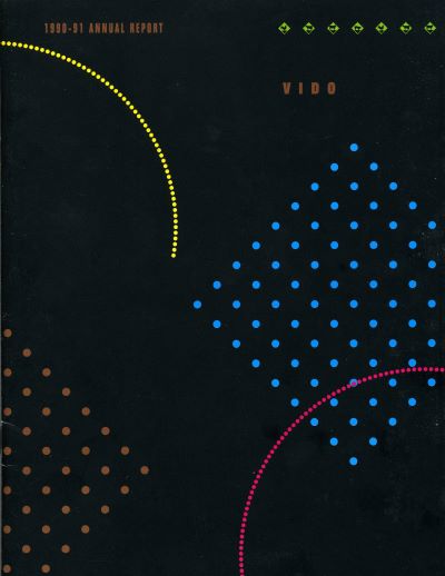 VIDO's annual report cover 1990-1991