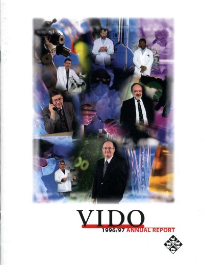 VIDO's annual report cover 1996-1997