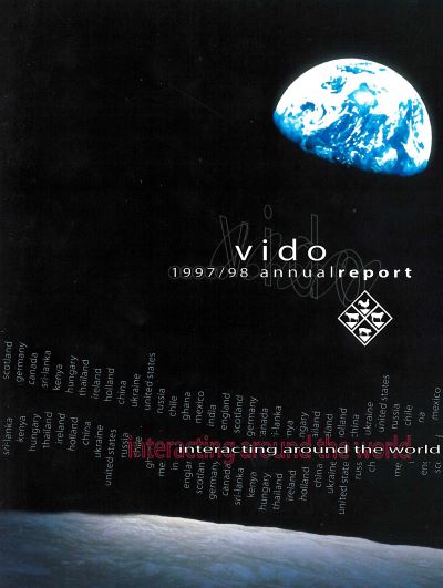 VIDO's annual report cover 1997-1998