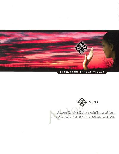 VIDO's annual report cover 1998-1999