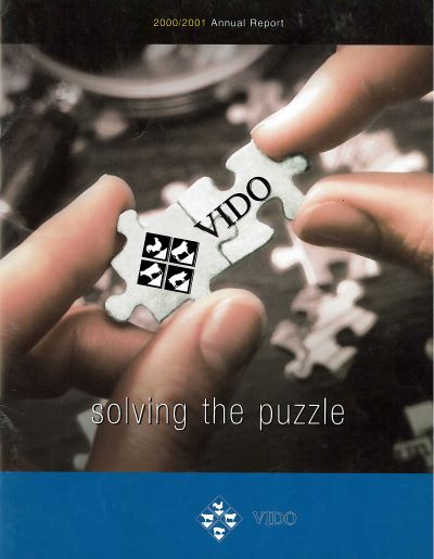 VIDO's annual report cover 2000-2001