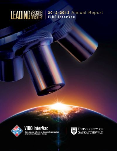 VIDO's annual report cover 2012-2013