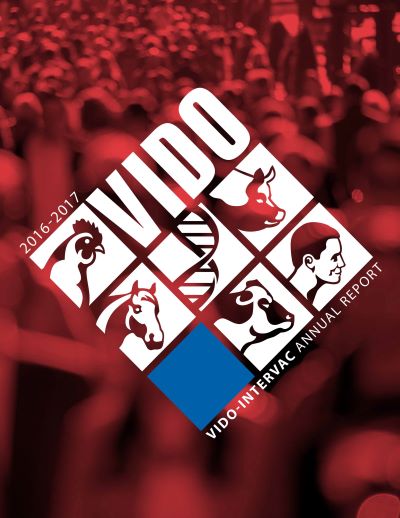 VIDO's 2016-2017 annual report cover