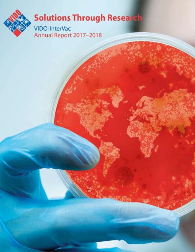 VIDO's 2017-2018 annual report cover