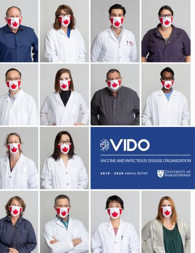 VIDO's annual report cover 2019-2020